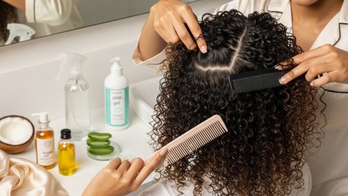 How to Detangle Curly Hair Without Breakage