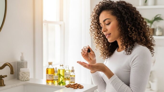 Lightweight Oils for Curly Hair Hydration