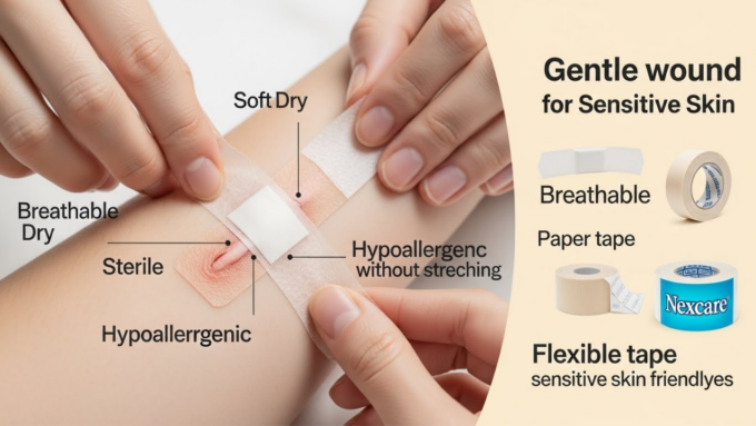 What is the Best Wound Care Tape for Sensitive Skin?