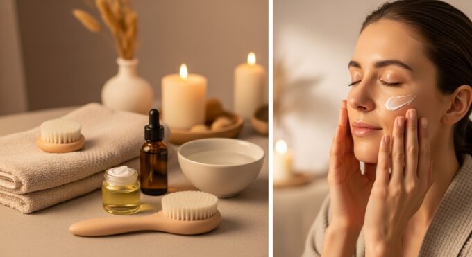 Home Spa Beauty Routine
