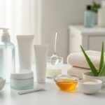 Morning Skincare and Beauty Steps Simple Face and Body Care Routine