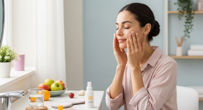 Simple Skin Care Routine for Women in 30s