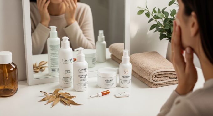 Skincare Routine Based on Skin Condition