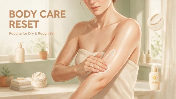 Body Care Reset Routine for Dry Rough Skin