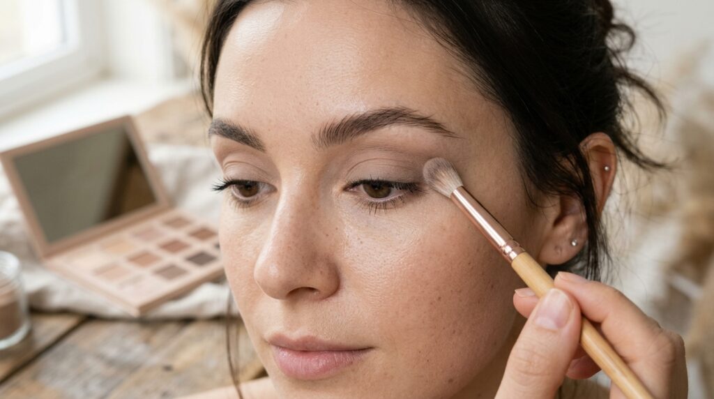 Building a Natural Eye and Brow Look